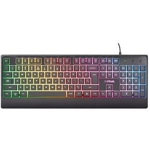 Trust - Basic Gaming - Toetsenbord - Zwart - Bedraad met LED-achtergrondverlichting