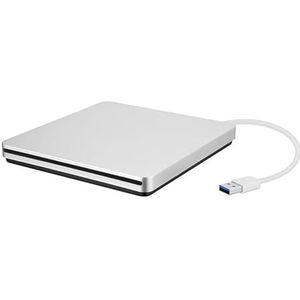 Externe DVD optische drive USB 3.0/Type-C slanke slot-in CD/DVD-brander for laptop, pc Brede compatibiliteit(Model B)