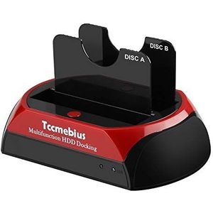 Tccmebius - TCC-S868-DE - USB 3.0 Harde Schijf Docking Station - Zwart - Externe Behuizing