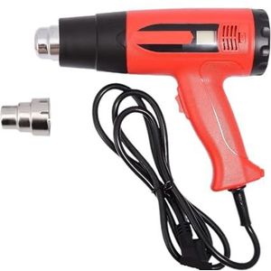 Elektrisch Heteluchtpistool Industrieel Warmtepistool Twee Thermostaten Autofilm-grillpistool Kunststof Laspistool Met Constante Temperatuur Grillpistool Krachtige Motor
