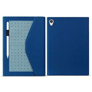 Tablet PC-hoes Compatibel met het tabblad Lenovo M8 TB-8505F TB-8505X TB-8505FS TB-8705F TB-8705N 8.0 Inch kast PU & TPU Tablet Case Kijkstand tablet Case Card Slot Case Bescherming(Blu)