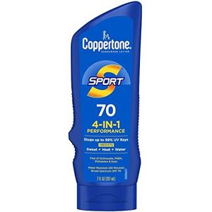 Coppertone Zonnebrandcrème voor sport SPF 70, 7 ounce van