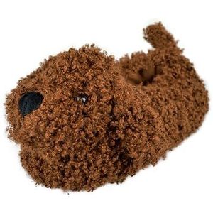 A2Z Damespantoffel, 3D-dier, cockapoo, nieuwigheid, warm, winter, zacht, comfortabel, meisjes, tieners, pantoffels, donzig, winter, wandelen, antislip, loungelaarzen, zachte zolen, gezellige