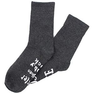 Comtervi Dobby sokken enkels katoenen sokken meester hat dobby een sok dobby katoenen sok unisex (één maat, lichtgrijs-1)
