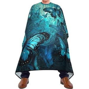 Kapper Cape Vlinder Paars Salon Cape Professionele Kapsel Cape Unisex Haar Snijden Cape Voor Herbruikbare Kappers Kapper Accessoires 140x168cm