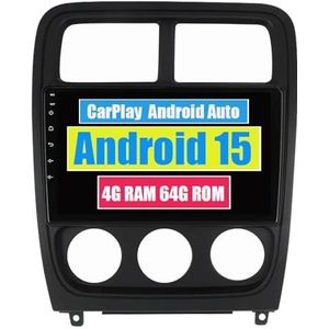 RoverOne Auto Stereo CarPlay Hoofd Unit voor Dodge Caliber PM 2009 2010 2011 2012 2013 Android Auto Touchscreen Sat Navi Bluetooth WiFi Radio Speler