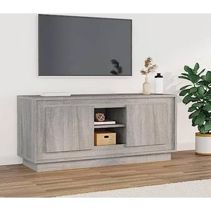 CBLDF Meubelsets-TV Kast Grijs Sonoma 102x35x45 cm Engineered Wood