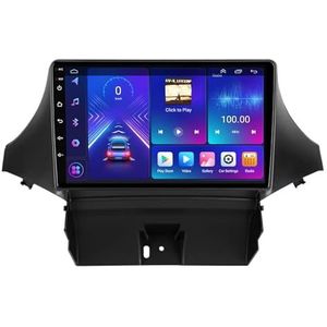 Dubbele DIN Android 14 autoradio voor Chevrolet Orlando 2010-2018 9 Duim QLED Touch screen-met Draadloze Carplay Android Auto GPS navigatie 4G WiFi Stuurwielbediening achteruitrijcamera(P4 4G+WIFI 8Co