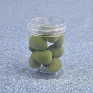 4~100 Stuks Mini Make-Ei Zachte Kleine Cosmetische Bladerdeeg Spons Droog Nat Gebruik Schoonheid Ei Facial Foundation crème Concealer Makeup Tools (Color : 10Pcs Matcha green)