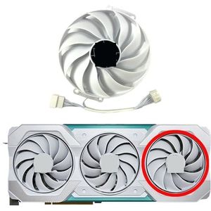 Voor ASUS voor GeForce RTX4060 4060ti 4070 TX voor GAMING OC grafische kaart vervangende ventilator(Right fan)