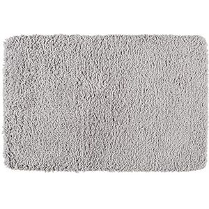 WENKO Badmat Belize Light Grey, 60 x 90 cm - badmat, veilig, pluizig, polyester, 60 x 90 cm, lichtgrijs