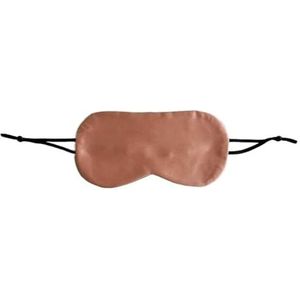 Summer Thin Eye Mask Adult Soft Blindfold Smooth Eyeshade voor Slapen Reizen Yoga Elastische Band (Donkerroze, 1 stuk)