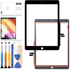 LADYSON 10.2 inch Screen Vervanging voor iPad 7 2019 A2197 A2198 A2200 iPad 8 2020 A2270 A2428 A2429 Touchscreen Digitizer Glas Onderdelen voor iPad7 iPad8 7e 8e Gen Touchscreen Kits (zwart)