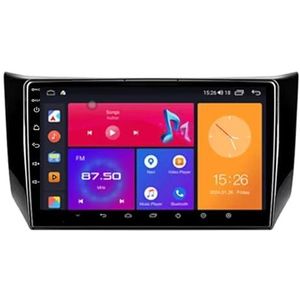 Android 13 Autoradio 9 inch Touch scherm dubbele Din auto stereo voor Nissan Sentra B17 2012-2017 met Bluetooth/FM radio/wifi/USB/stuurwielbediening/GPS(8 Core 8+128G)