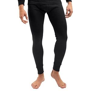 MT Heren ski- en thermische onderbroek winter onderbroek, zwart, M