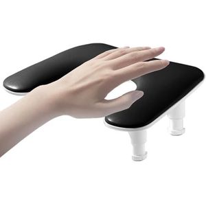 Armsteun voor nagels | Antislip PU-lederen armsteun voor nagels, verstelbaar handsteunkussen, comfortabel handsteunkussen voor nagels, beginners en professionals