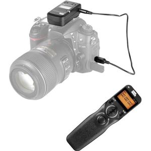 Pixel camera timer remote trigger TW283-DC2 draadloze afstandsbediening draadtrigger bereik compatibel met Nikon Z5 Z6 Z7 D750 D780 D7500 D7200 D7000 D5600 D5500 D5300 D3300 D610 D610 D610 D6600 D610