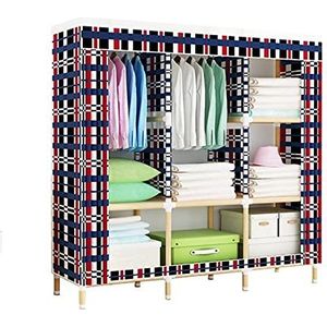 WWERTYY Meisjesgarderobe, slaapkamer grote kledingkast open montage kledingkast organisator creativiteit Oxford doek slaapkamer kast (maat: 168 x 45 x 125 cm)