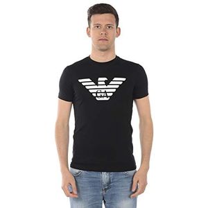 Emporio Armani Yayaral T-shirts & Polo’s Heren Zwart - M - T-shirts Korte Mouwen