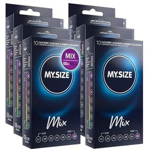 My.Size Mix Condooms Maat 7, 69 mm, Voordeelpakket, Inhoud 60 stuks