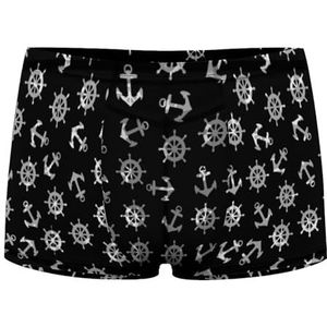 Schip Helm En Anker Heren Boxer Slips Sexy Shorts Mesh Boxers Ondergoed Ademend Onderbroek Thong