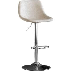 Hoge Bar Stoel Barstoel Moderne minimalistische barstoel Barstoel Huishoudelijke hoge kruk Hefbare barkruk Rugkruk Speciaal Barkruk(White,C)