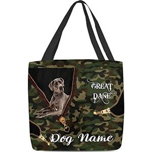 177 Boodschappentas Gepersonaliseerde Hond Handtas Gepersonaliseerde Hobo Schoudertas Milieuvriendelijke Tote Tassen Voor Zwemmen, Dagelijks Gebruik, Vakantie, 15X50X40cm, Draagtas1467, 15x50x40cm