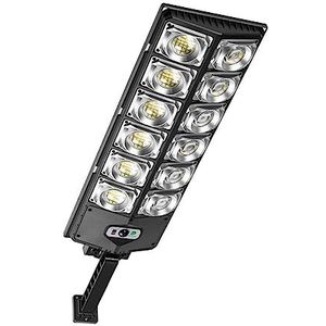 Solar Flood Lights Outdoor, LED Sterk Licht Kleine Straatlantaarn Dubbele Rij Straatlantaarn 504LED Solar Tuinlamp Inductie Straatlantaarn Buitenverlichting,for courtyards, Gardens, Streets(W789A-6)