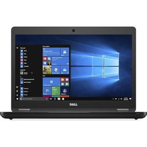 Dell Latitude 5480 14"" FHD Business Laptop, Intel Core i5 7200U, 16 GB DDR4 RAM, 256 GB SSD, USB Type-C, HDMI, webcam, Windows 10 Pro x64, US toetsenbord (gereviseerd)