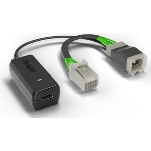 Dongar Voedingsadapter voor dashcam (10-pins type H voor Hyundai/Kia. Compatibel met sommige modellen, Ioniq 5, EV6, enz.), Aansluiting op de achteruitkijkspiegel, USB-stroombron