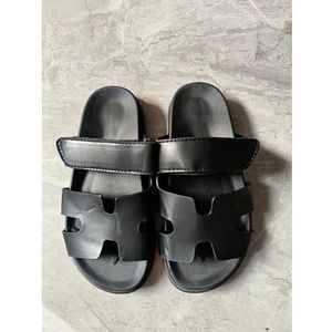 2024 Zomersandalen en pantoffels met dikke zolen maat klittenband Kleurblok Buitenkant Casual damesschoenen(Black,40 EU)