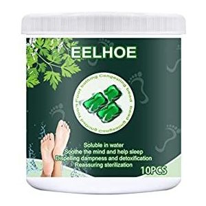 Multifunctionele Foot Soak Capsule Draagbare Voetbad Kralen, Chinese Geneeskunde Voetbad Poeder, Praktische Voetverzorging Leveringen voor Volwassenen Voetverzorging (5 Stks, 10 Stks/s) (B(10 st))