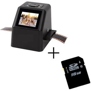 Draagbare 22MP negatieffilmscanner, 35mm diaconverter, foto- en digitale beeldviewer met 2,4"" LCD-scherm en ingebouwde bewerkingssoftware(FS610-B-16)