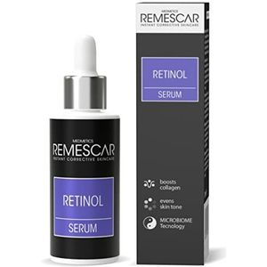 Remescar Retinol Serum 30 ml - Anti Aging serum voor een gladde en egale huid, met Collageen boost ter vermindering van onzuiverheden, Gezicht serum met 0,25% Retinol voor vrouwen en mannen
