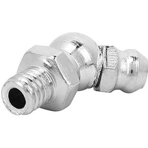 Premium Stalen Vetnippelfittingen - 10 Stks Metaalvervangende Vetpistoolmondstuk, Roestbestendig voor Automotive, Motorfiets, Industriële Toepassingen (M6 45)