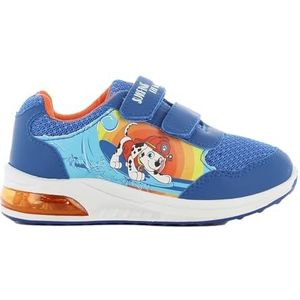 PAW PATROL Sneaker voor Kinderen 24 EU met Lichtjes, Lage Kinderschoen met Paw Patrol design en LED Zolen, Blauw, voor Jongens of Meisjes