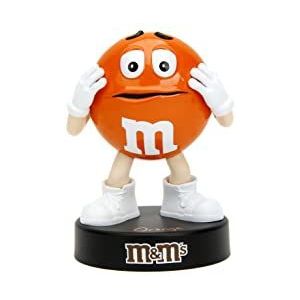 M&M's 4"" Orange Die-Cast Collectible Figure, Toys for Kids and Adults