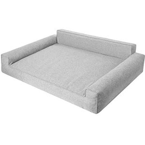 PillowPrim Hondenbed, meubels voor dieren, kattenbed, afneembare overtrek, hondenbed, slaapplaatsen, grote honden, hondensofa, mand, wasbaar, as, XL: 98 x 66 cm