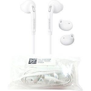 Samsung EG920 Original In-Ear oordopjes Galaxy S6 Edge SM-G925F (oordopjes, 3,5 mm stekker, stereo sound) wit