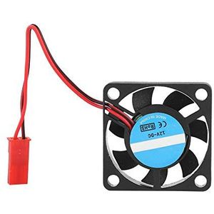ASHATA ventilator 12 V 30 * 30 * 7 mm, 3D printer hotend koeler fan PH2.0 2pin koelventilator, miniventilator 12 V motor koelventilator voor 3D-printer zwart