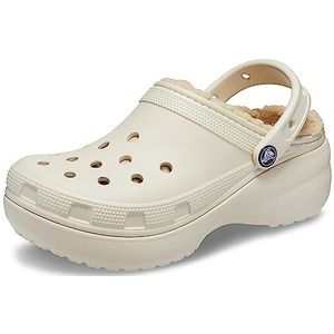 Crocs - Classic Platform Lined - Klompen - Bone - Maat 42-43 EU