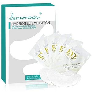 Lunamoon 100 paar Oogpads voor Wimperverlenging Wimperverlengpads Wimperpads Ooggelpads voor Wimperextensions Gel-oogpads voor Verlenging