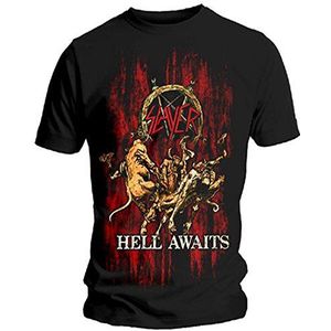 T-Shirt # Xl Black Unisex # Hell Awaits