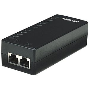 Intellinet Power over Ethernet (PoE) injector (1 poort, 48 V DC, IEEE 802.3af compatibel) zwart, 524179
