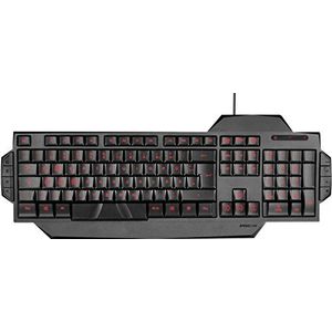 Speedlink RAPAX Gaming Keyboard, gelabelde gameknoppen, ergonomisch in hoogte verstelbaar - zwart, IT Layout