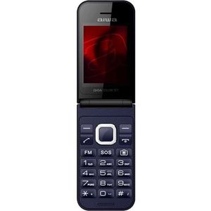 Aiwa - FP-24BL Mobiele Telefoon - Slank Clamshell Ontwerp - Dual Sim - Bluetooth