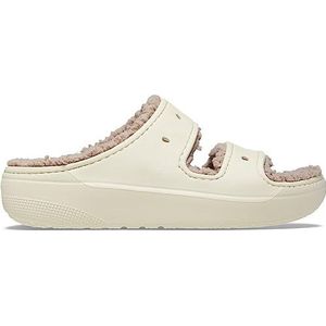 Crocs - Classic Cozzzy - Sandalen - Bone Mushroom