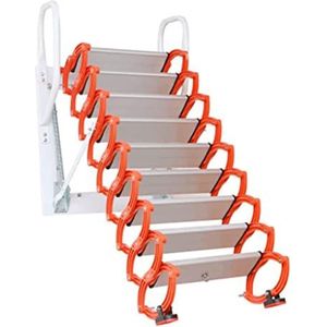 zolderladder Zolder Telescopische Ladder Wandmontage Onzichtbare Vouwladder Hefplatform Vluchtladder Universele Zolderladder Antislip