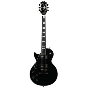 Epiphone Les Paul Custom Ebony Lefthand - Elektrische gitaar voor linkshandigen