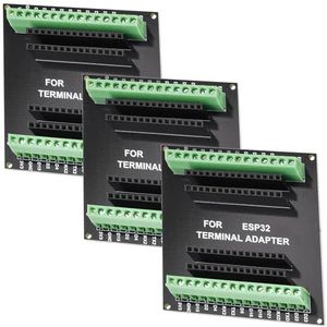 ESP32 Breakout Board voor 30pins, ESP32 ontwikkelingsboard 2,4 GHz Dual Core WLAN WiFi + Bluetooth 2-in-1 microcontroller ESP-WROOM-32 chip voor Arduino (3)